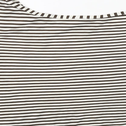 Womens UK Size S French Connection White Cropped Blouse