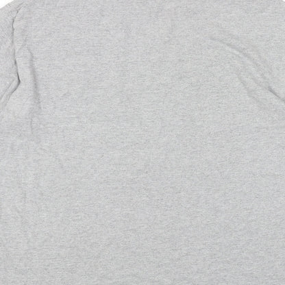 Womens UK Size L Gildan Grey Basic T-Shirt
