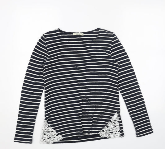 Womens UK Size S Oasis Blue Basic Blouse
