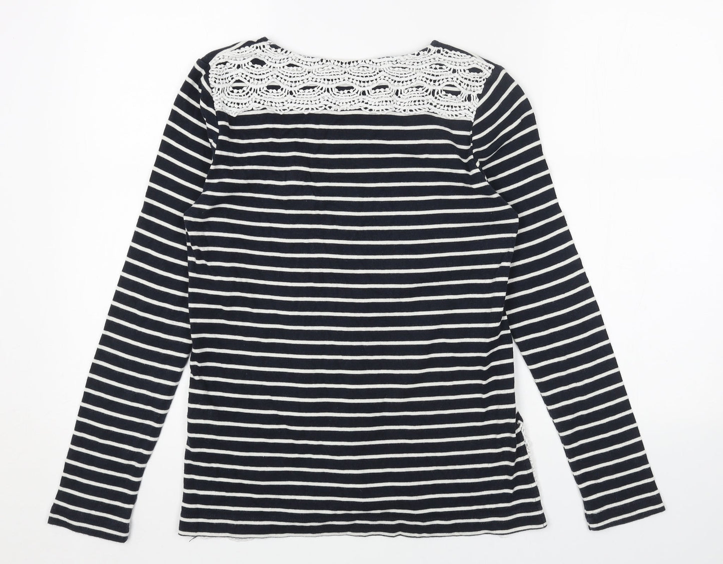 Womens UK Size S Oasis Blue Basic Blouse