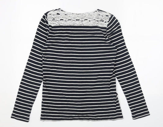 Womens UK Size S Oasis Blue Basic Blouse