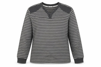 George Womens Grey Striped Cotton Pullover Sweatshirt Size XL Pullover