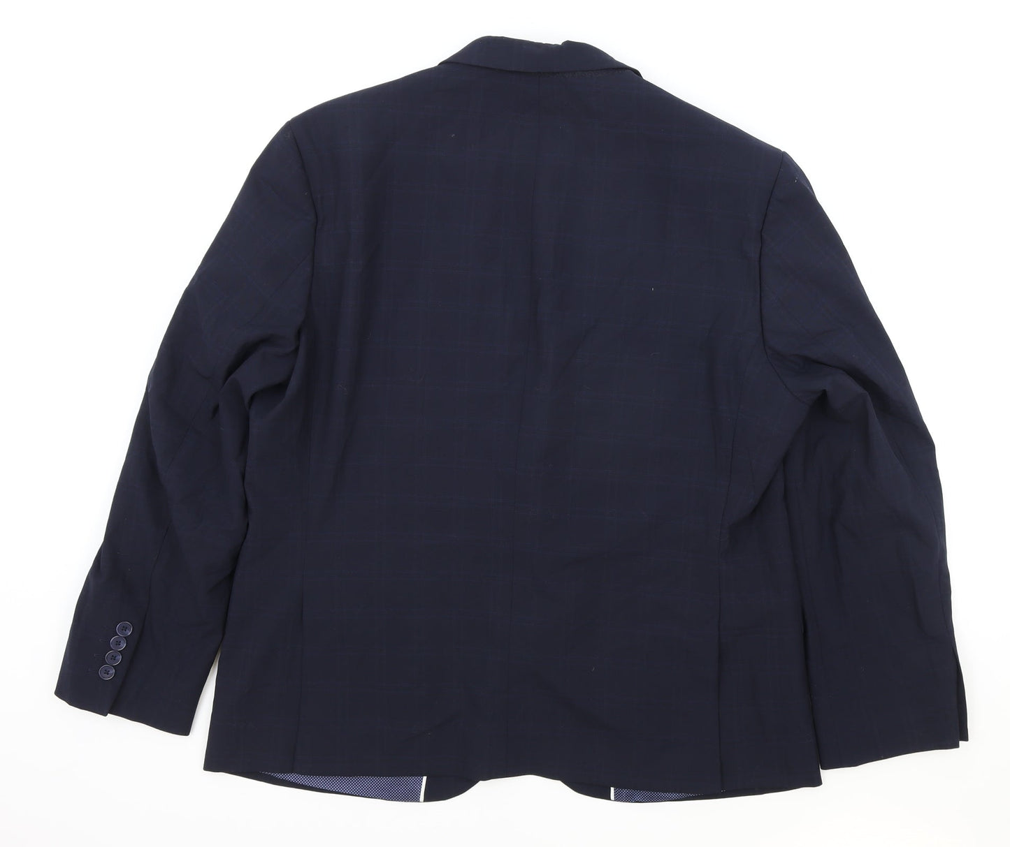 Mens UK Size 2XL Marks and Spencer Regular Blue Suit Jacket