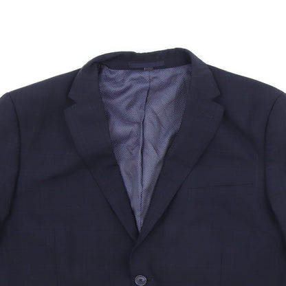 Mens UK Size 2XL Marks and Spencer Regular Blue Suit Jacket