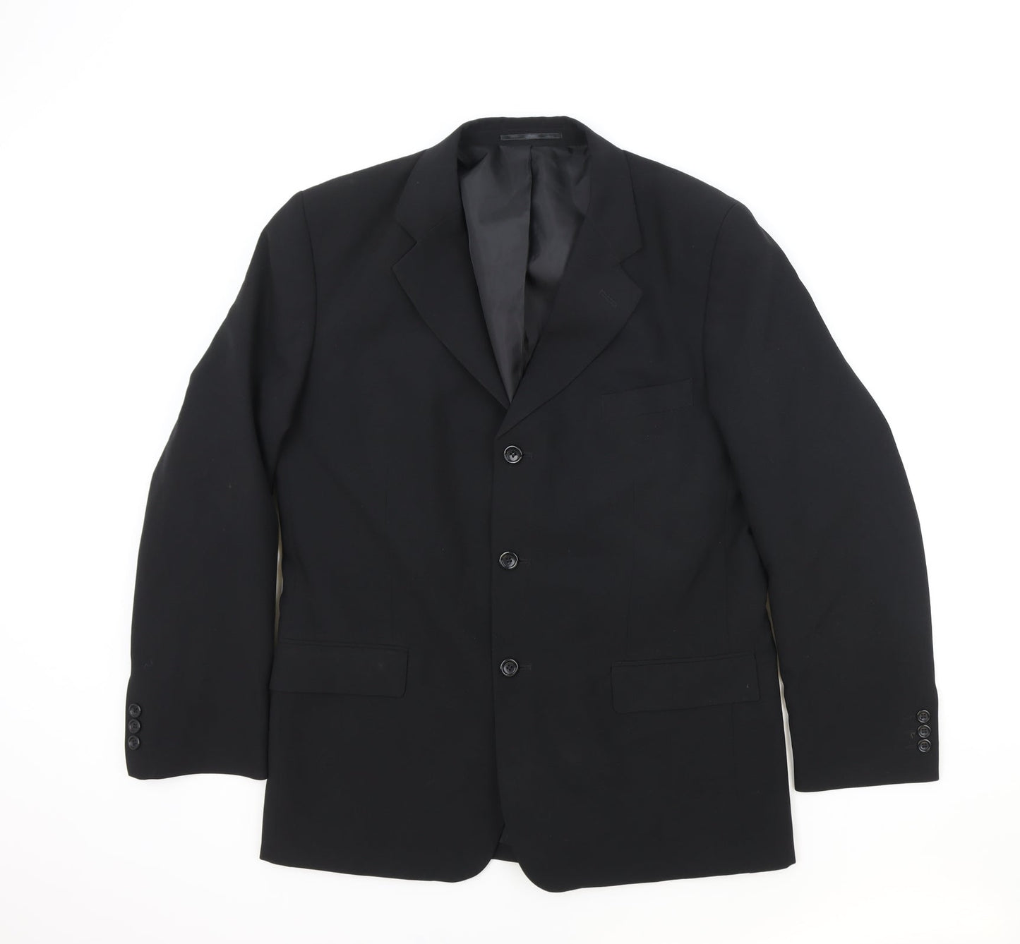 Mens UK Size 40 Lincroft Regular Black Suit Jacket