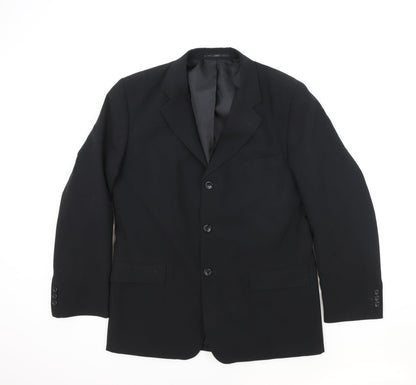Mens UK Size 40 Lincroft Regular Black Suit Jacket