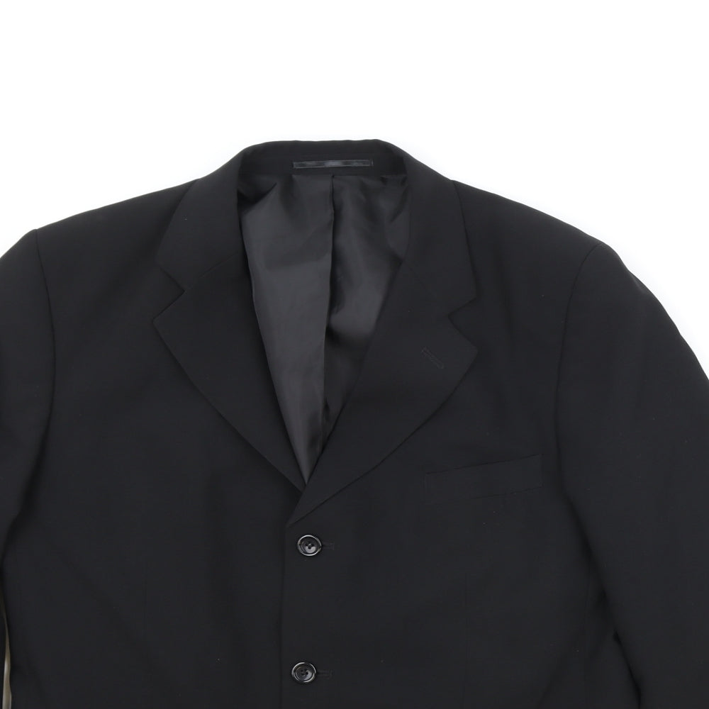 Mens UK Size 40 Lincroft Regular Black Suit Jacket
