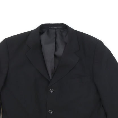 Mens UK Size 40 Lincroft Regular Black Suit Jacket