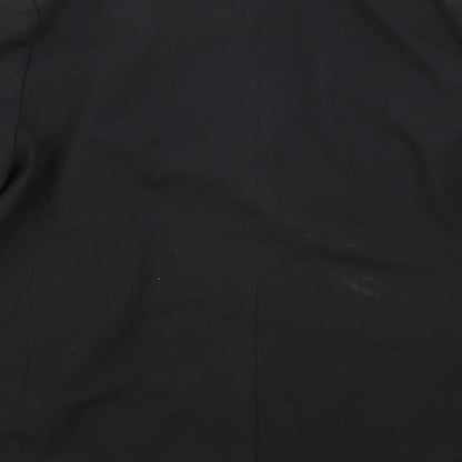 H&M Womens Black Polyester Jacket Blazer Size XL