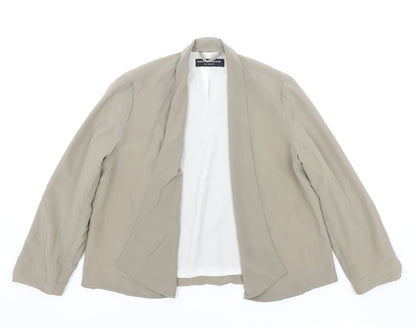Womens UK Size 10 Dorothy Perkins Beige Jacket