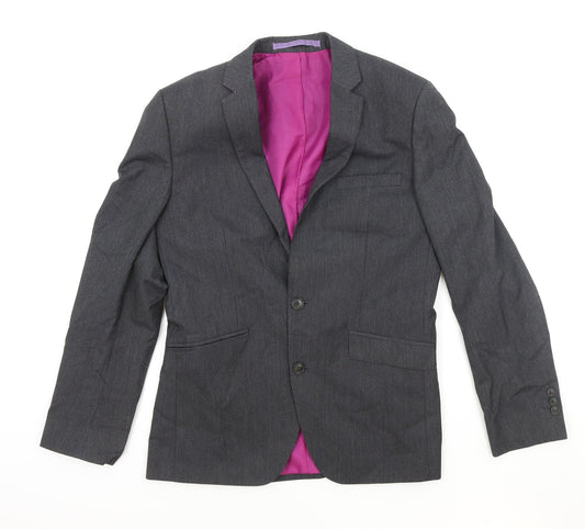 Marks and Spencer Mens Grey Polyester Jacket Suit Jacket Size M Regular