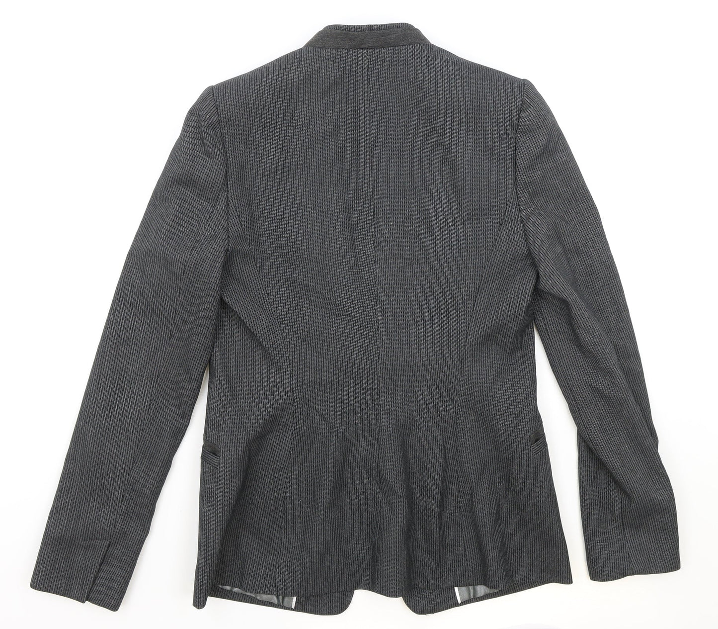 NEXT Womens Grey Polyester Jacket Blazer Size 10