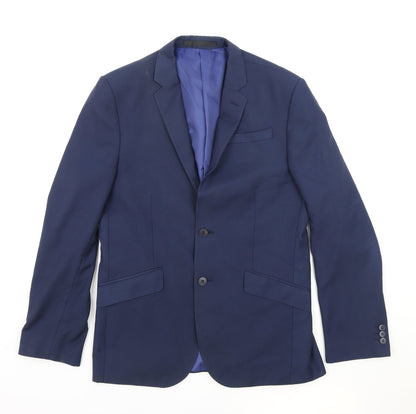 Mens UK Size M Marks and Spencer Regular Blue Suit Jacket