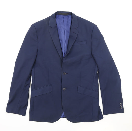 Mens UK Size M Marks and Spencer Regular Blue Suit Jacket