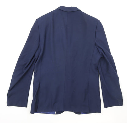 Mens UK Size M Marks and Spencer Regular Blue Suit Jacket