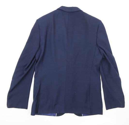 Mens UK Size M Marks and Spencer Regular Blue Suit Jacket