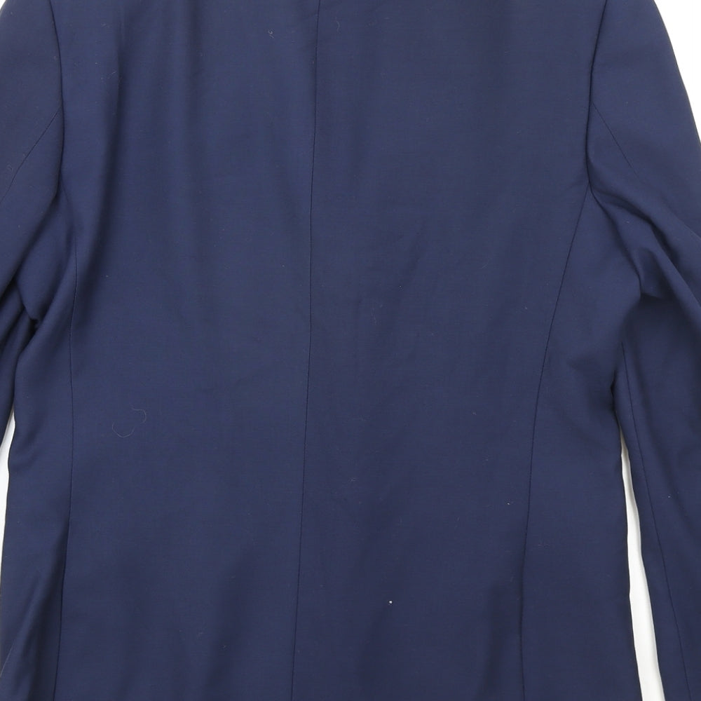 Mens UK Size M Marks and Spencer Regular Blue Suit Jacket