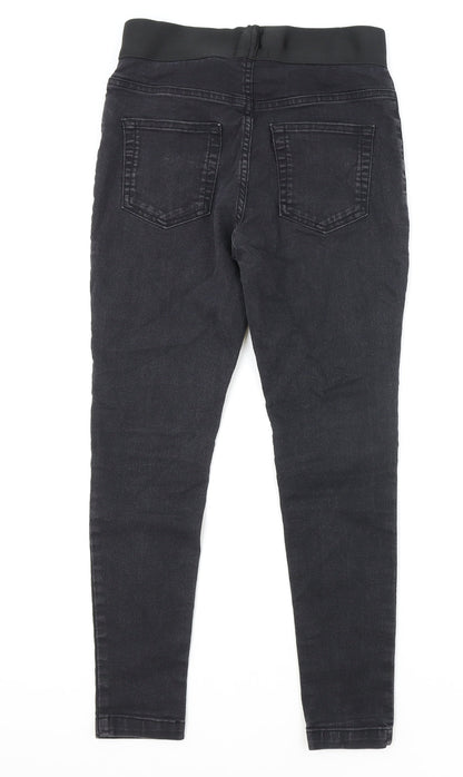 Marks and Spencer Womens Black Cotton Jegging Jeans Size 10 Regular