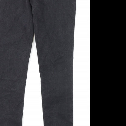 Marks and Spencer Womens Black Cotton Jegging Jeans Size 10 Regular