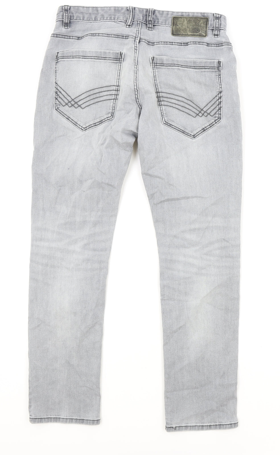 Mens UK Size 30 in TOM TAILOR Regular Fit Straight Grey Jeans