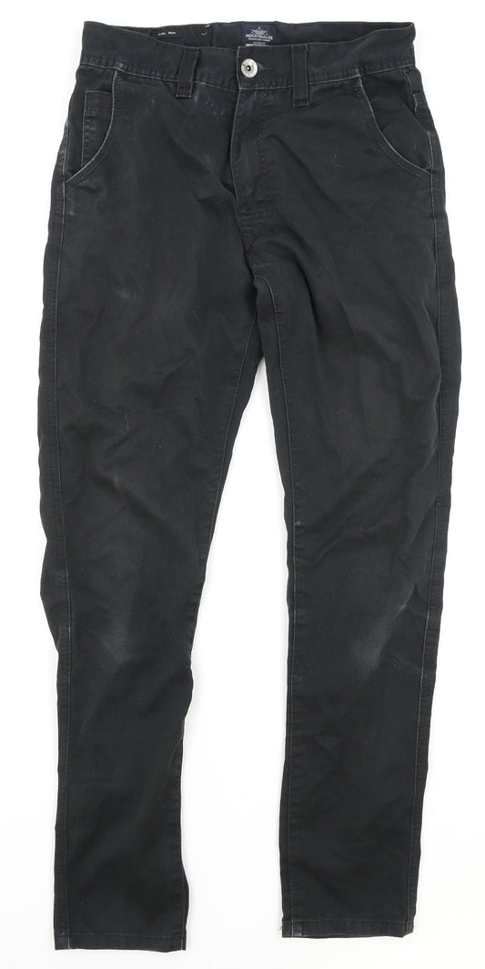 Industrialize Mens Black Cotton Skinny Jeans Size 30 in Regular Zip