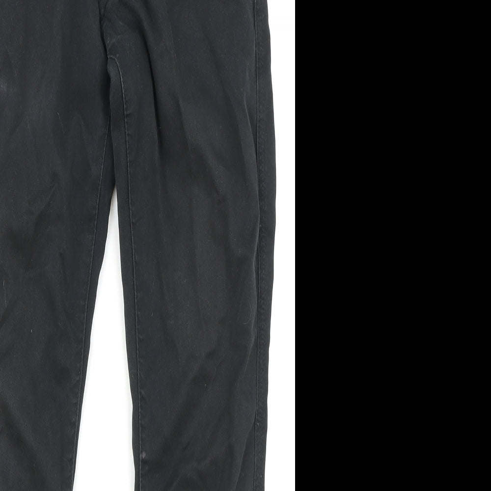 Industrialize Mens Black Cotton Skinny Jeans Size 30 in Regular Zip