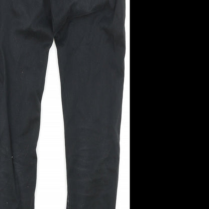 Industrialize Mens Black Cotton Skinny Jeans Size 30 in Regular Zip