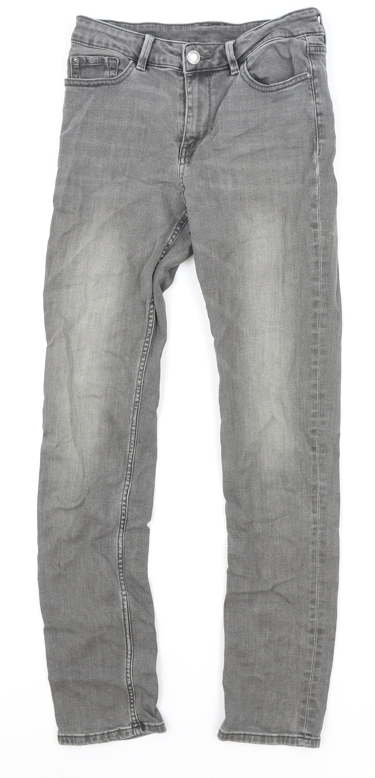 Womens UK Size 8 Marks and Spencer Regular Fit Skinny Grey Jeans