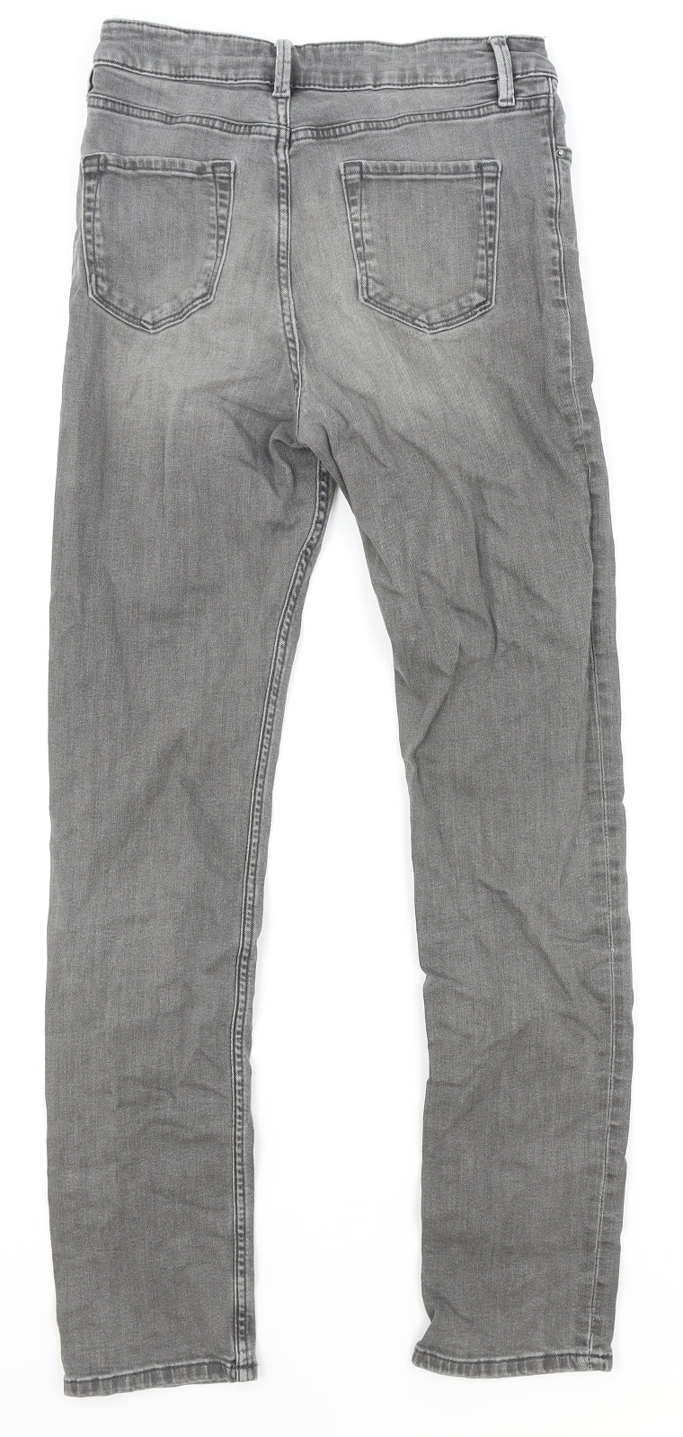 Womens UK Size 8 Marks and Spencer Regular Fit Skinny Grey Jeans