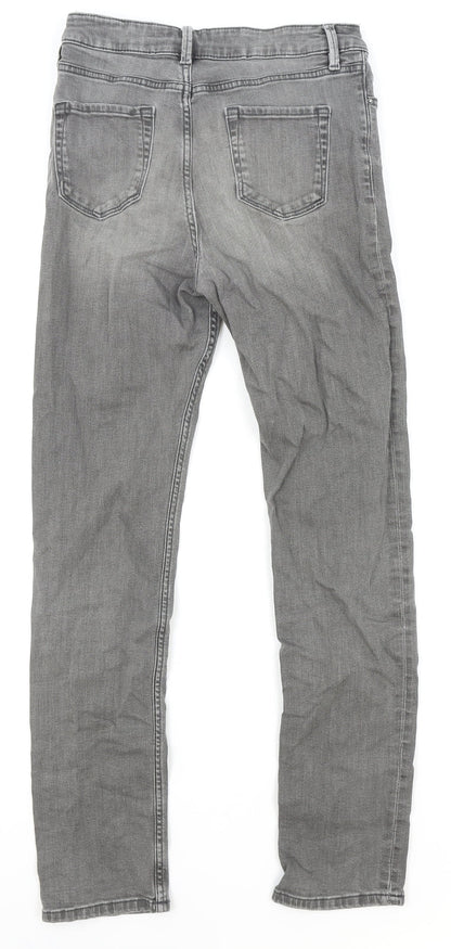 Womens UK Size 8 Marks and Spencer Regular Fit Skinny Grey Jeans