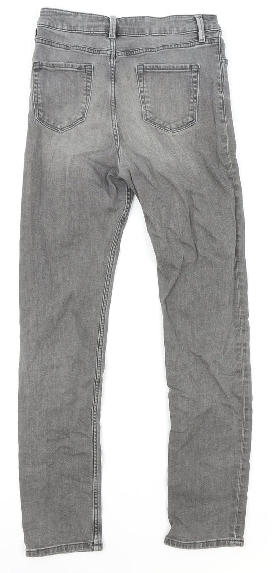 Womens UK Size 8 Marks and Spencer Regular Fit Skinny Grey Jeans