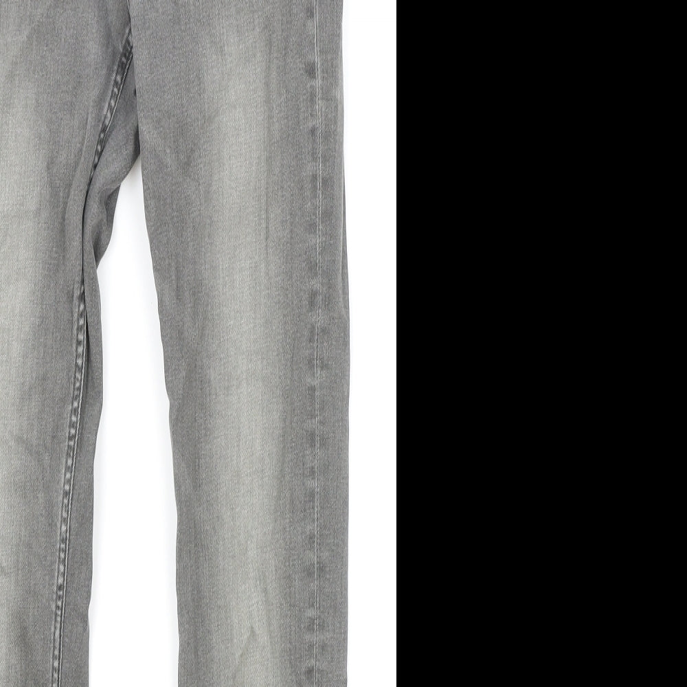 Womens UK Size 8 Marks and Spencer Regular Fit Skinny Grey Jeans