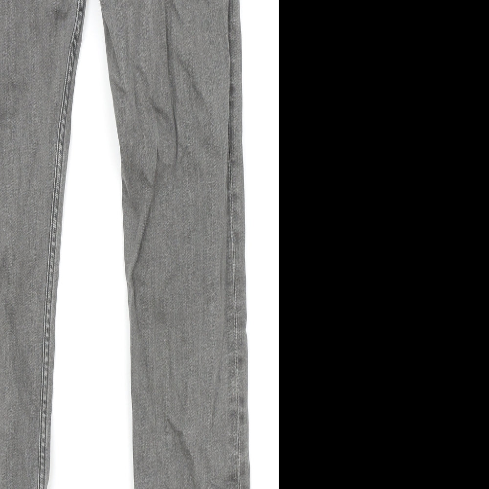Womens UK Size 8 Marks and Spencer Regular Fit Skinny Grey Jeans