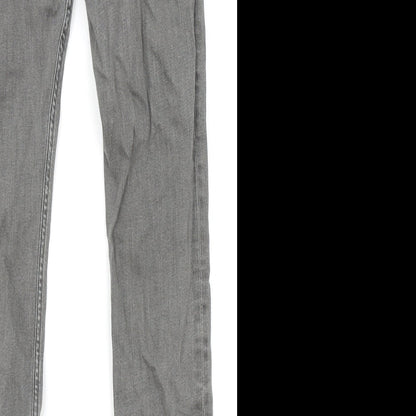Womens UK Size 8 Marks and Spencer Regular Fit Skinny Grey Jeans