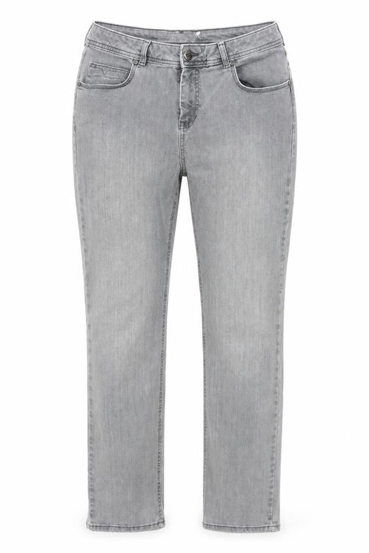 Womens UK Size 34 in Per Una Slim Fit Straight Grey Jeans