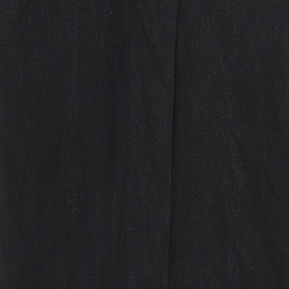 &Denim Womens Black Cotton Tapered Jeans Size 30 in Regular Zip
