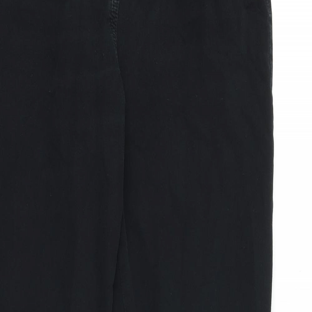 Womens UK Size 12 Marks and Spencer Regular Fit Straight Black Jeans