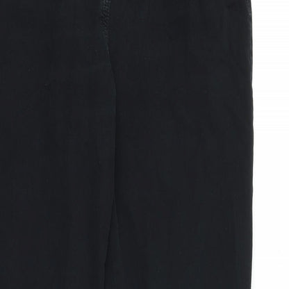 Womens UK Size 12 Marks and Spencer Regular Fit Straight Black Jeans