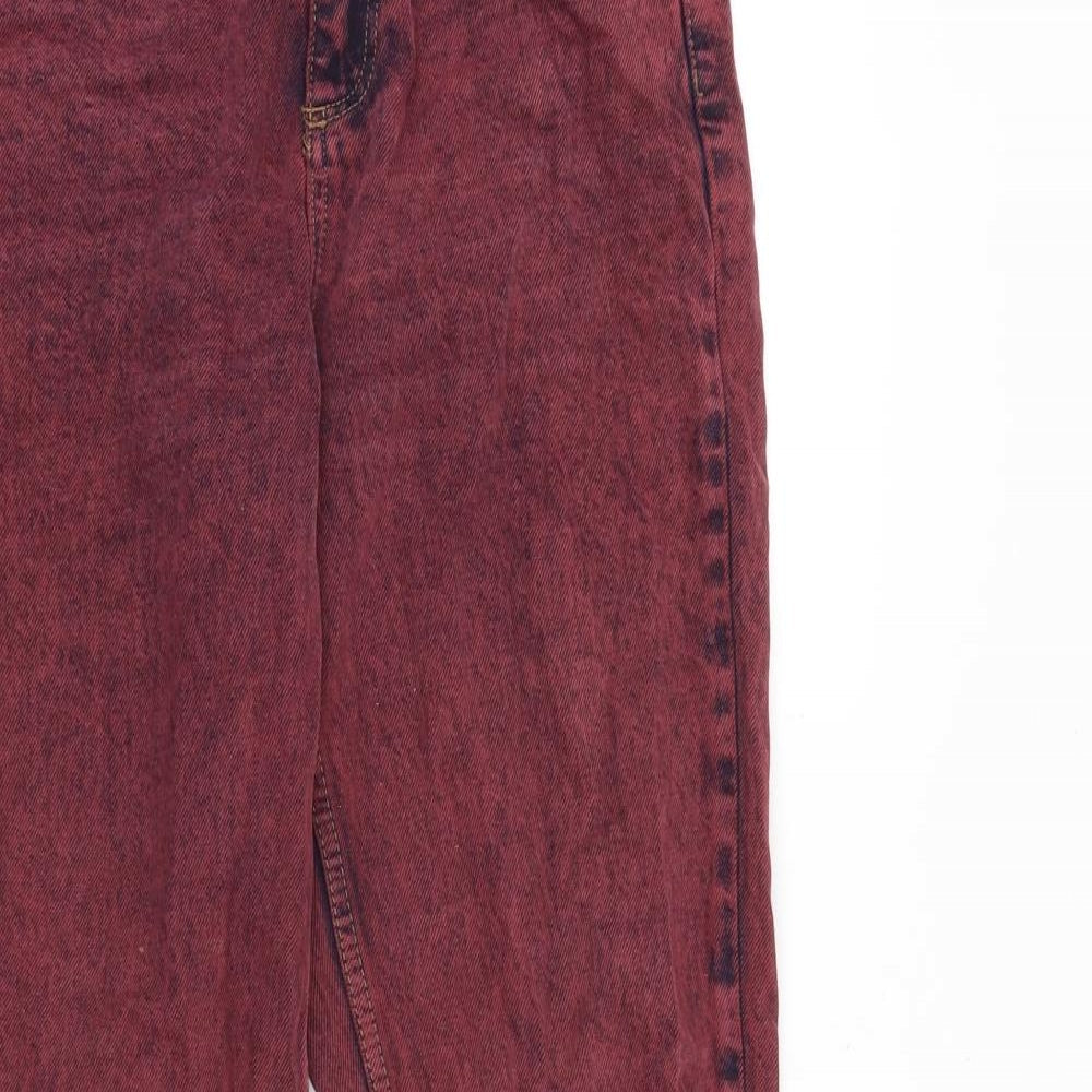 BDG Womens Red Cotton Skinny Jeans Size 27 in Regular Zip