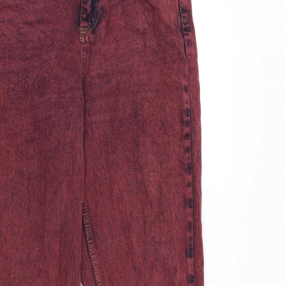 BDG Womens Red Cotton Skinny Jeans Size 27 in Regular Zip