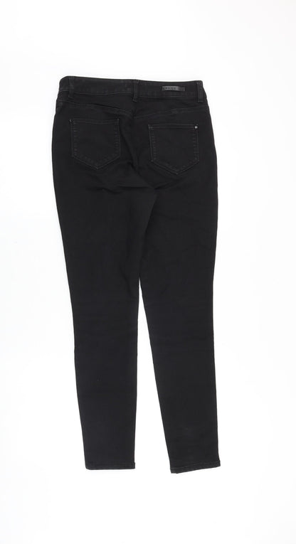 Womens UK Size 10 Blue 73 Slim Fit Skinny Black Jeans