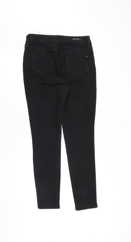 Womens UK Size 10 Blue 73 Slim Fit Skinny Black Jeans