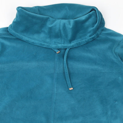 Bonmarché Womens Blue Polyester Pullover Sweatshirt Size 14 Pullover