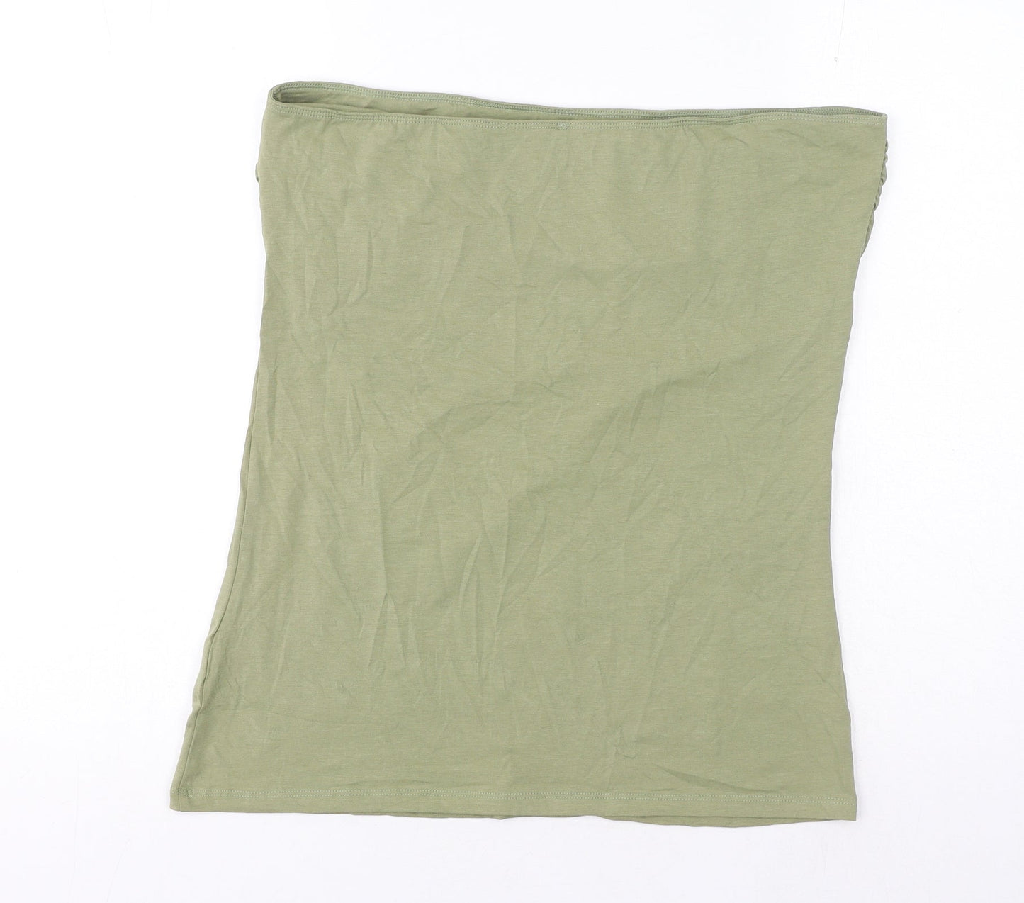 George Womens Green Cotton Basic Blouse Size 18 Off the Shoulder