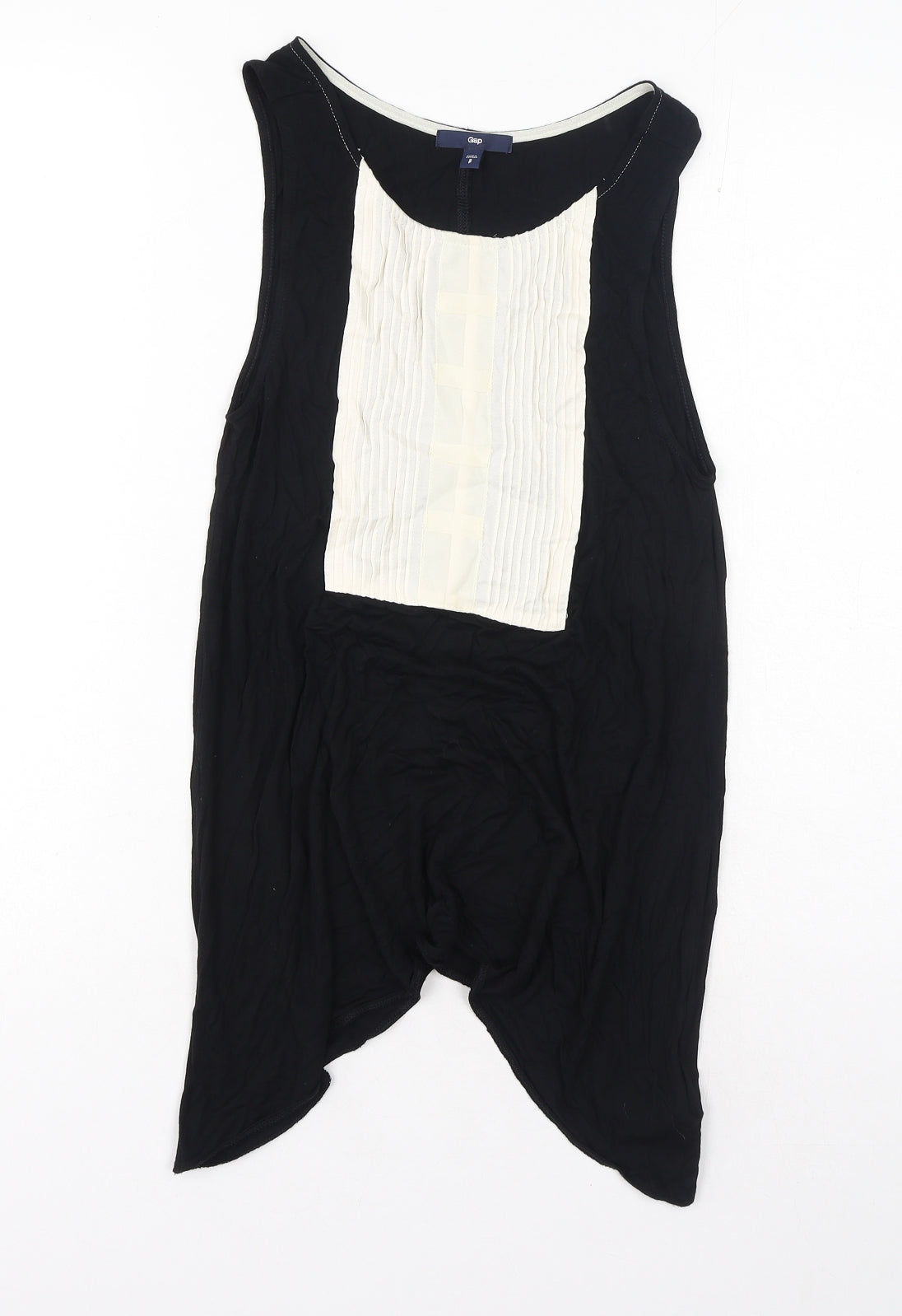 Womens UK Size S Gap Black Tunic Tank