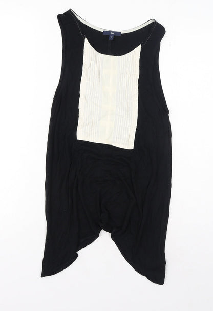 Womens UK Size S Gap Black Tunic Tank