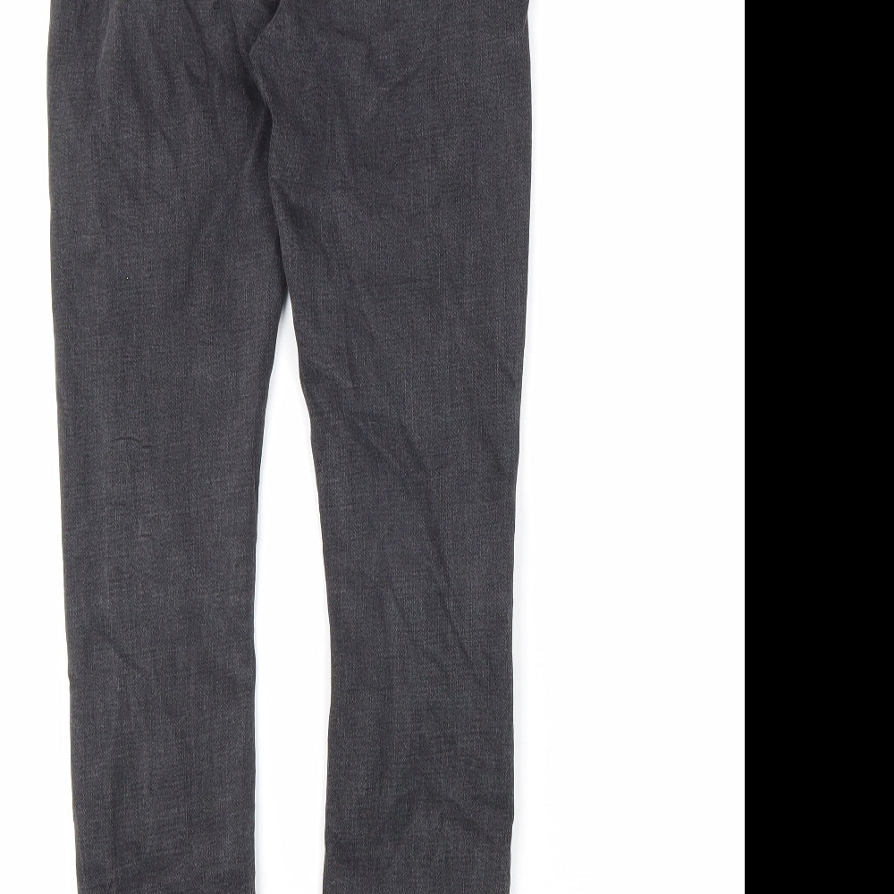 Denim & Co. Womens Black Cotton Skinny Jeans Size 8 L27 in Regular Zip