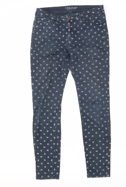 Womens UK Size 30 in Jack Wills Regular Fit Skinny Blue Jeans