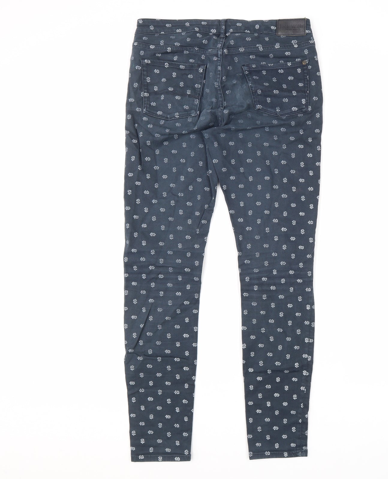 Womens UK Size 30 in Jack Wills Regular Fit Skinny Blue Jeans