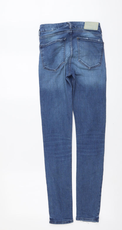 Womens UK Size 26 in H&M Regular Fit Skinny Blue Jeans